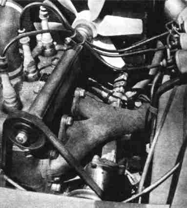 Der Motor mit Pumpenumlaufkhlung
